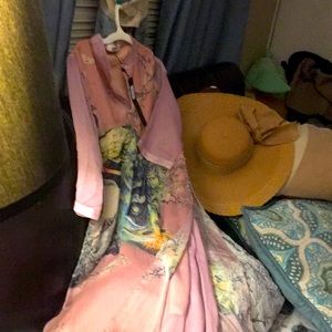 Japanese Kimono Maxi Dress.